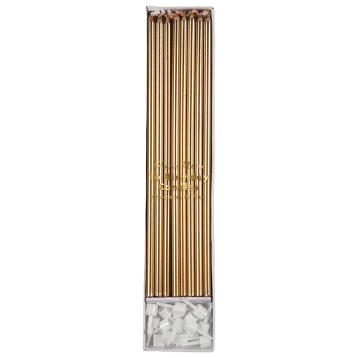 Gold Tall Candle Set