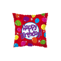 Colorful bright balloon with Happy Birthday text for birthday celebration from Parte Haus party supply store in Bethesda MD