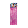 Pink Encanto fringe doorway curtain with cartoon family top decoration birthday theme from Parte Haus party supply store in Bethesda Maryland