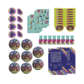 multicolor Encanto favor set with stickers bubbles sunglasses and buttons birthday theme from Parte Haus party supply store in Bethesda Maryland