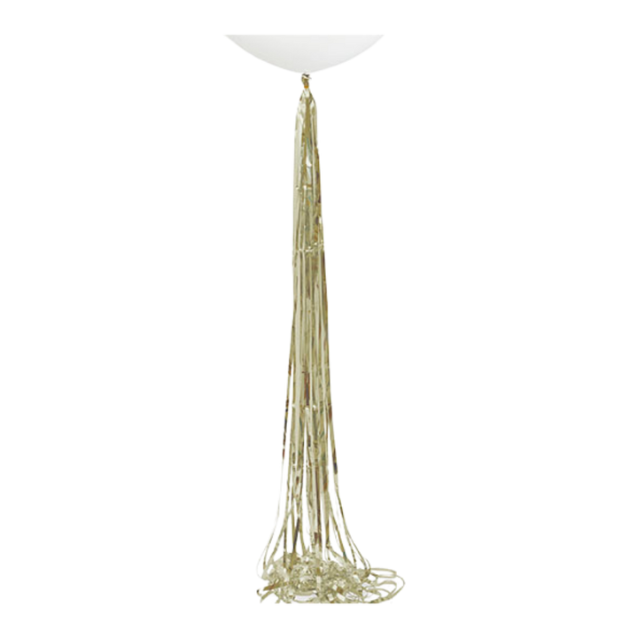 Gold Foil Tassel Balloon Tail