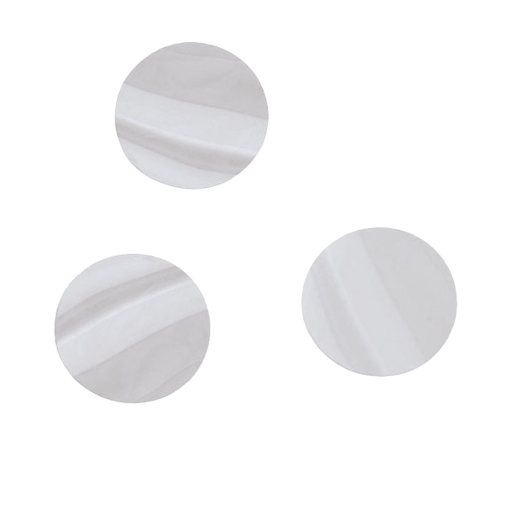 White marble paper plates modern tableware for birthday from Parte Haus party supply store in Bethesda Maryland