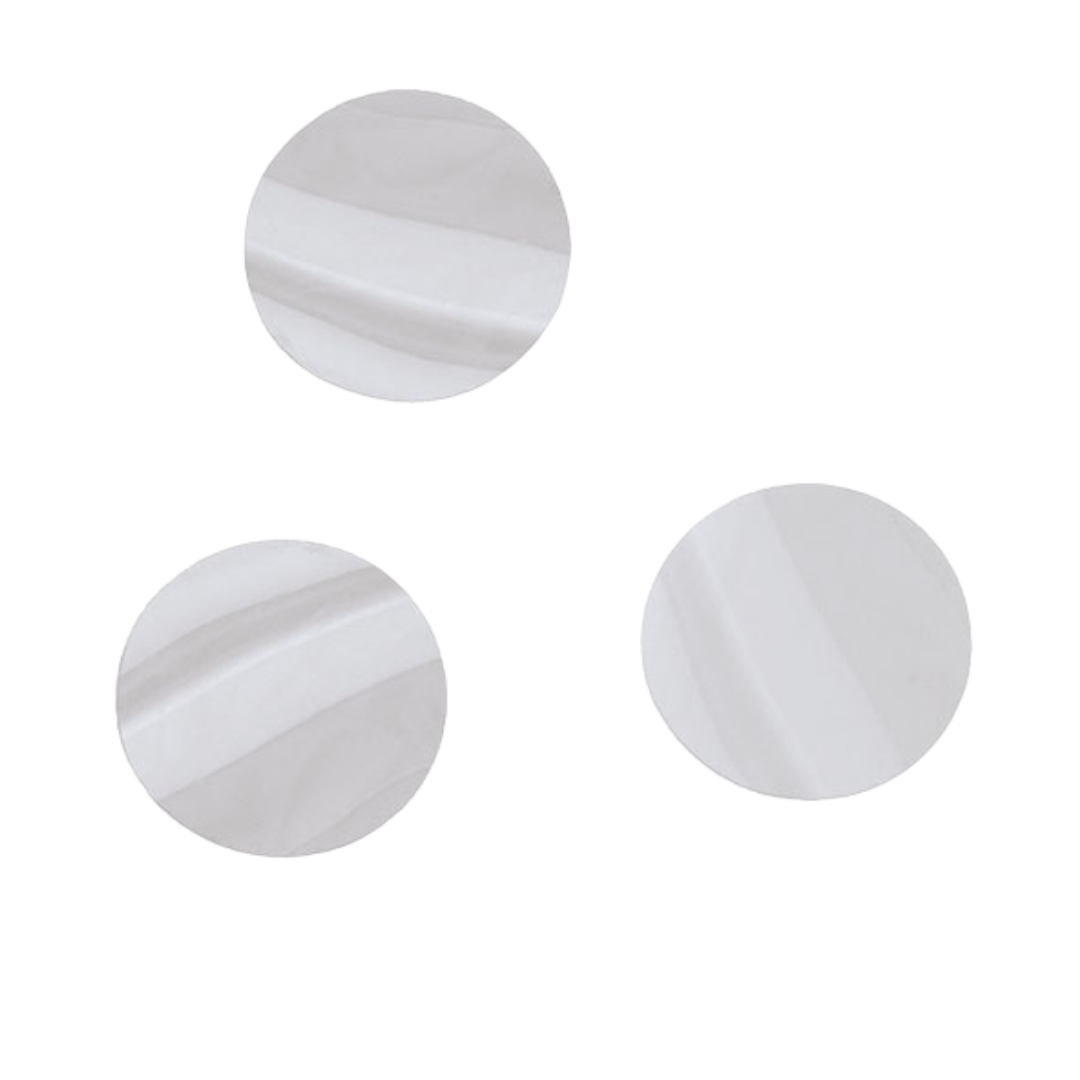 White marble paper plates modern tableware for birthday from Parte Haus party supply store in Bethesda Maryland