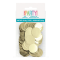 Gold foil confetti round shapes for celebrations from Parte Haus party supply store in Bethesda Maryland