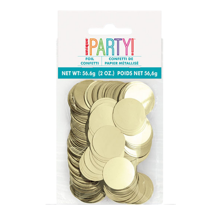 Gold Foil Confetti, 2oz