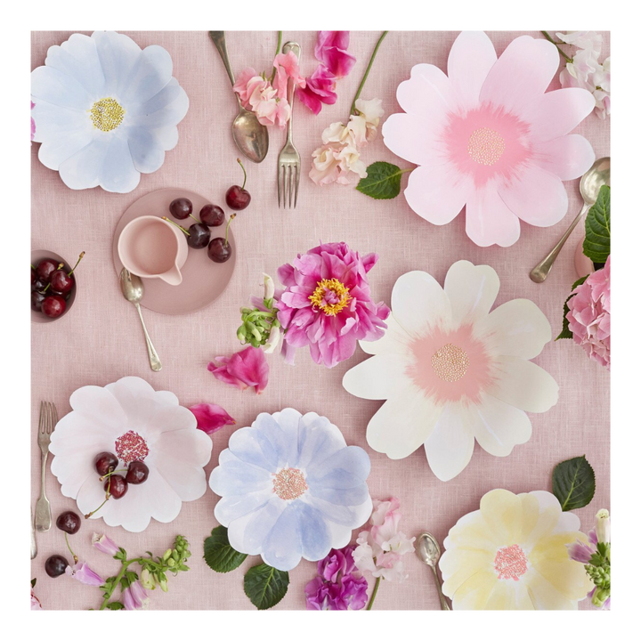 Flower Garden Large Plates