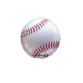 white baseball balloon with red stitching sports theme from Parte Haus party supply store in Bethesda Maryland