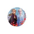 colorful Frozen 2 foil balloon with Anna and Elsa autumn leaves birthday theme from Parte Haus party supply store in Bethesda Maryland