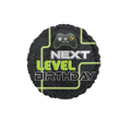 Black and green gaming birthday foil balloon with video game controller graphic from Parte Haus party supply store in Bethesda MD