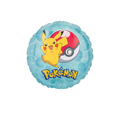 Blue Pokemon balloon with Pikachu and Pokeball for kids birthday from Parte Haus party supply store in Bethesda MD