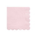 Light pink napkin with scalloped edges for birthday celebration from Parte Haus party supply store in Bethesda MD