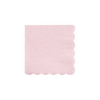 Light pink napkin with scalloped edge from Parte Haus party supply store in Bethesda MD