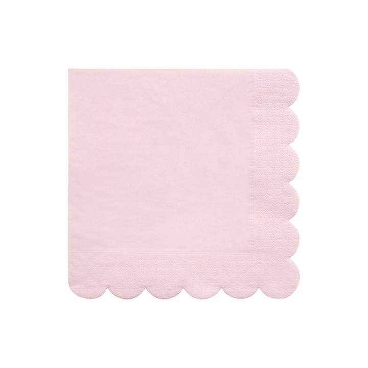 Multicolor Scallop Edge Dinner Napkins