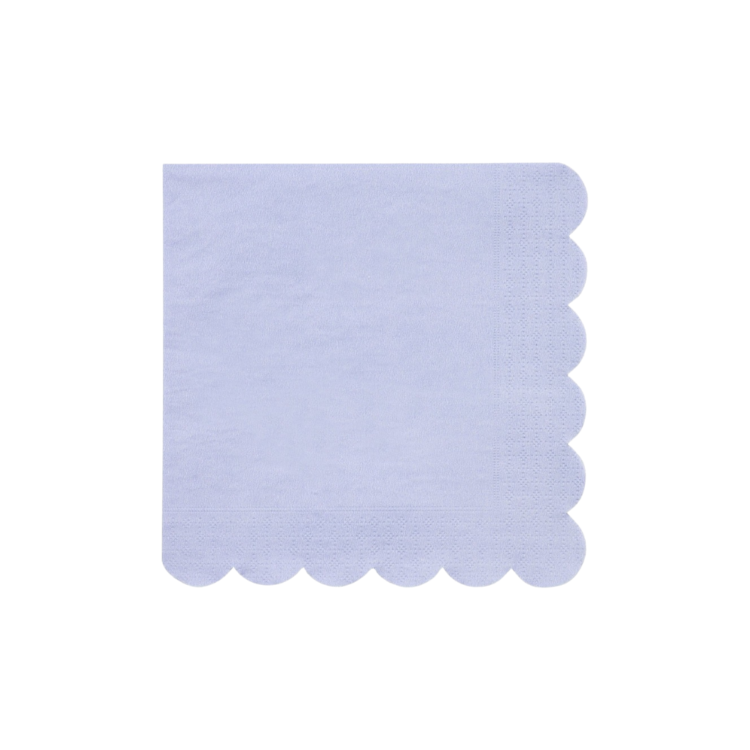 Multicolour Scallop Dinner Napkins