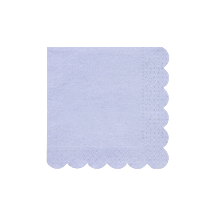 Multicolour Scallop Dinner Napkins