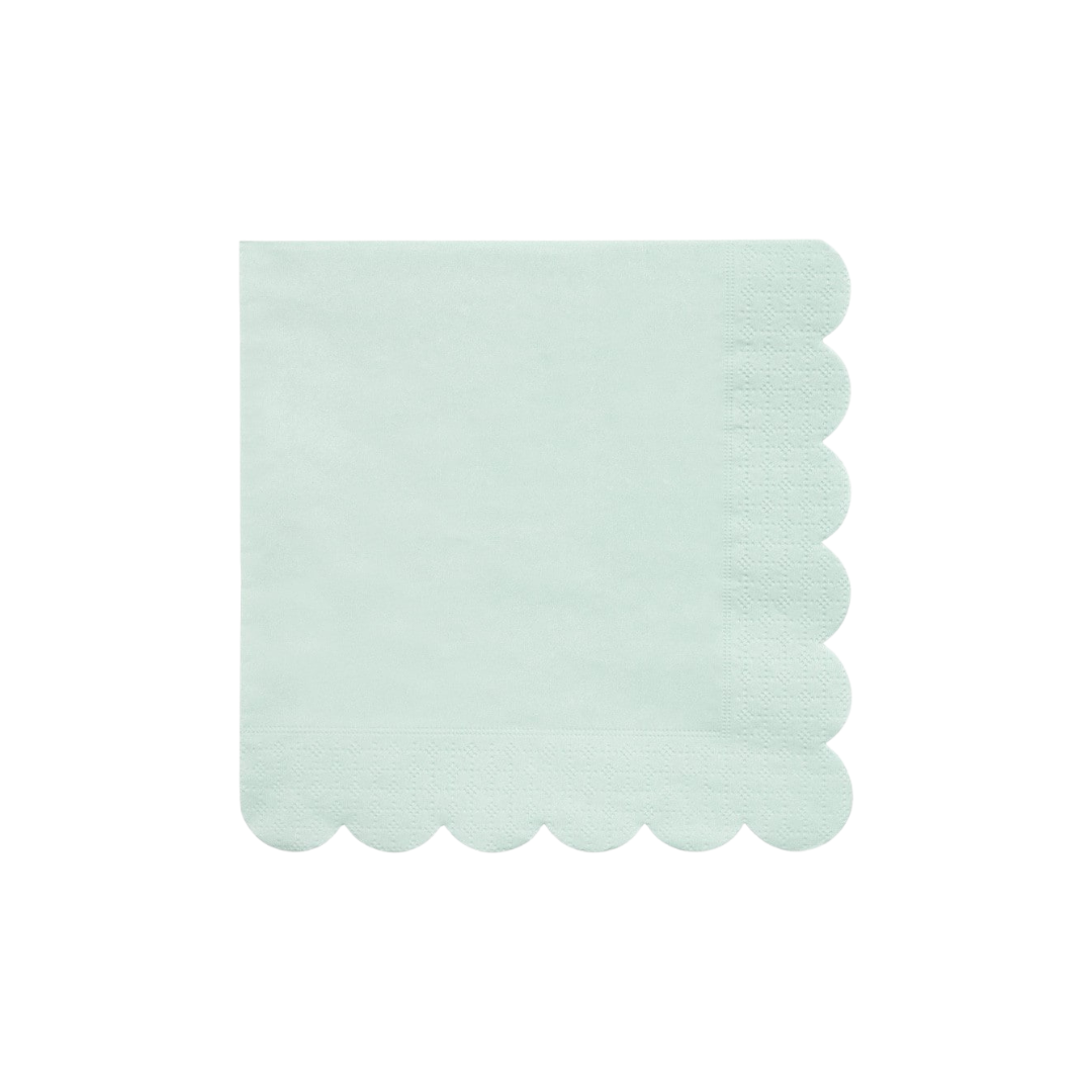 Multicolour Scallop Dinner Napkins