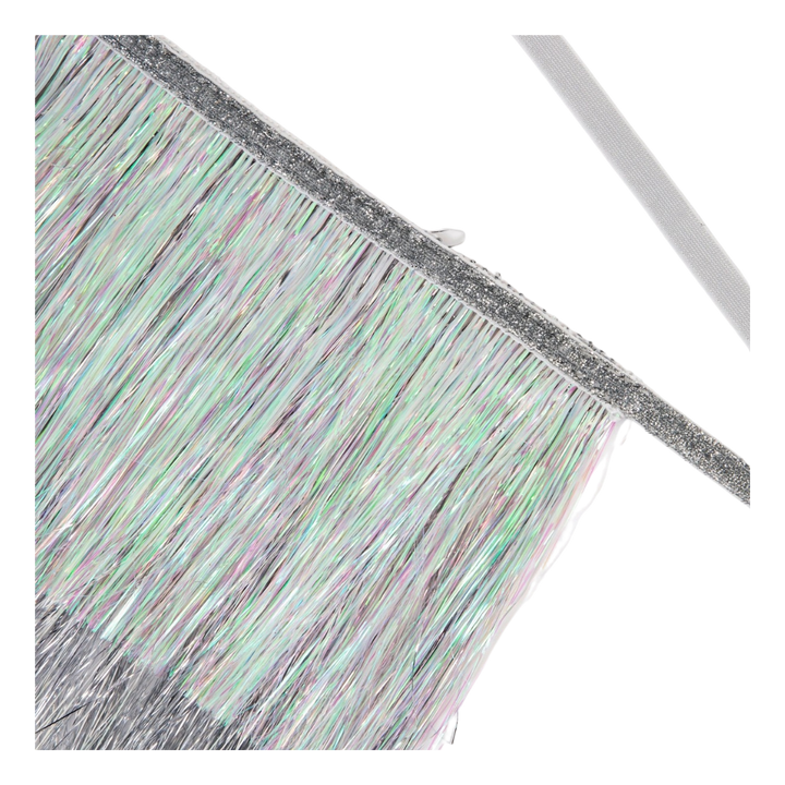 Silver Tinsel Fringe Garland