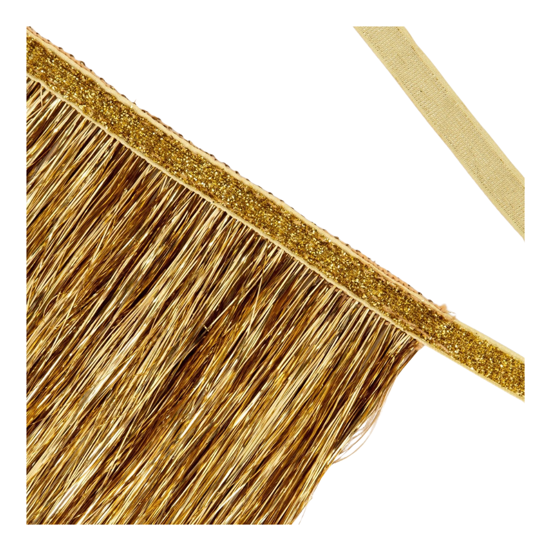 Gold Tinsel Fringe Garland