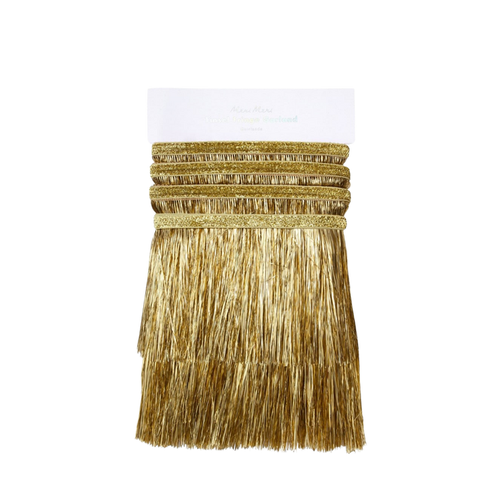 Gold Tinsel Fringe Garland