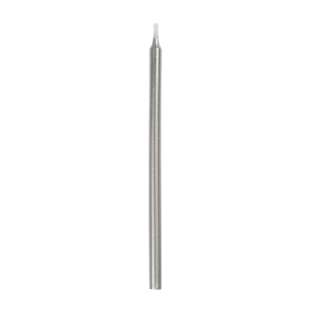 silver reusable straw straight design for birthday celebration from Parte Haus party supply store in Bethesda Maryland