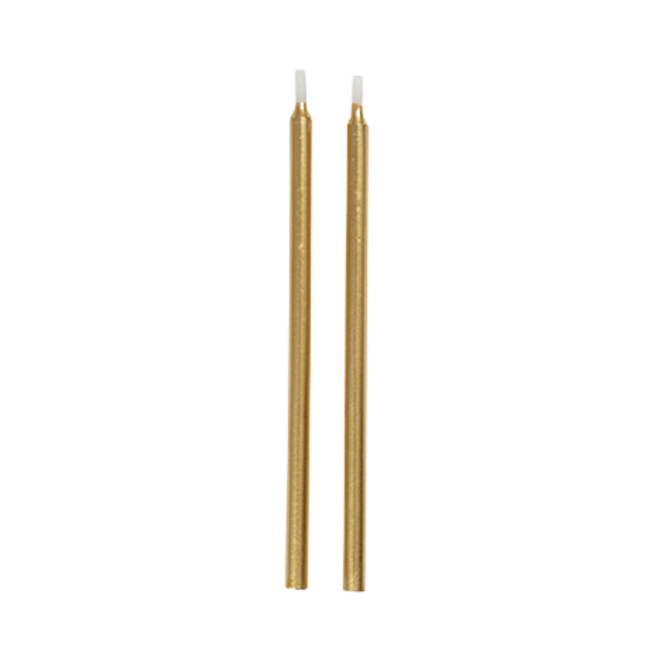 Gold Birthday Candles - 12 pk