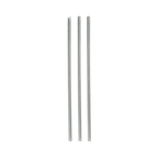 silver reusable straw set straight eco-friendly from Parte Haus party supply store in Bethesda Maryland