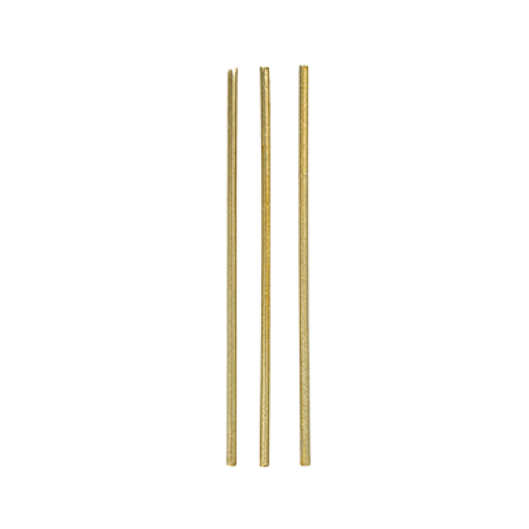 Gold metal straws with a shiny finish for celebrations from Parte Haus party supply store in Bethesda MD