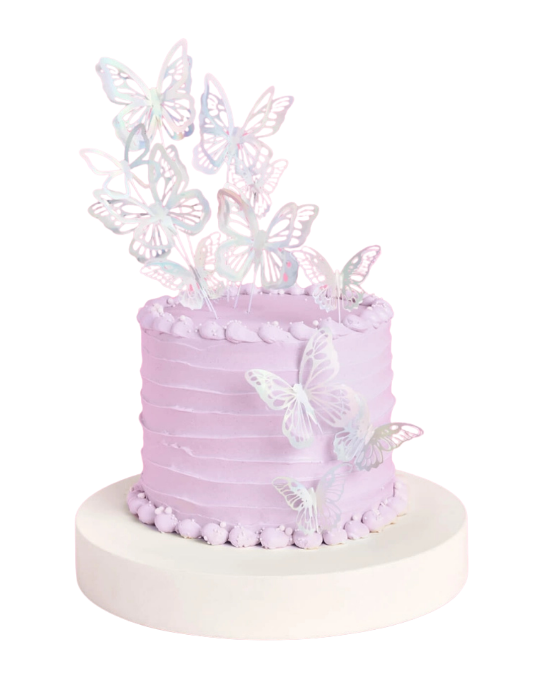 Iridescent Butterfly Cake Topper