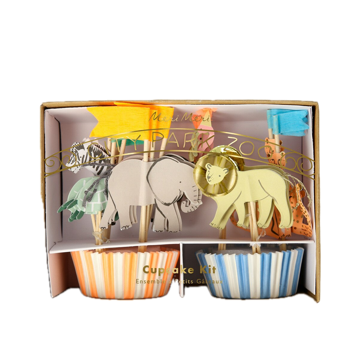 Safari Animals Cupcake Kit