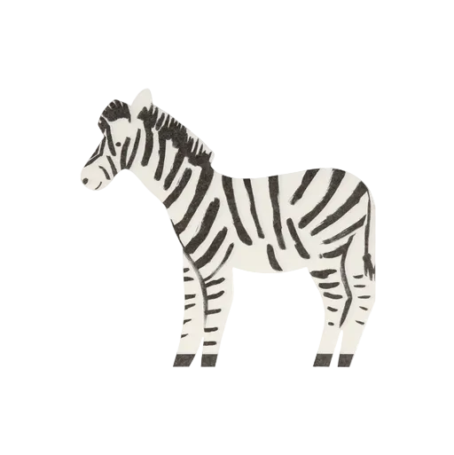 Safari Zebra Dinner Napkins