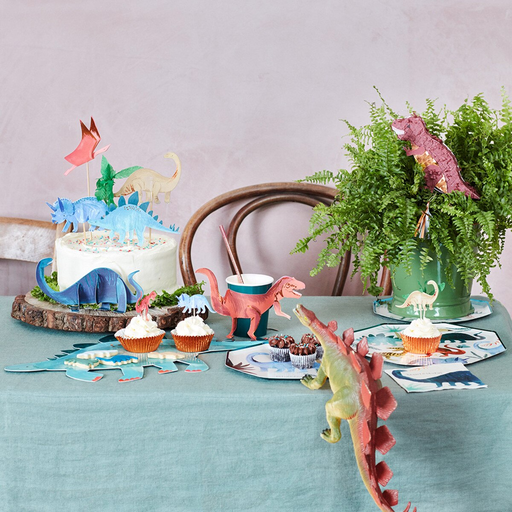 Assorted Dinosaur Kingdom Cake Topper