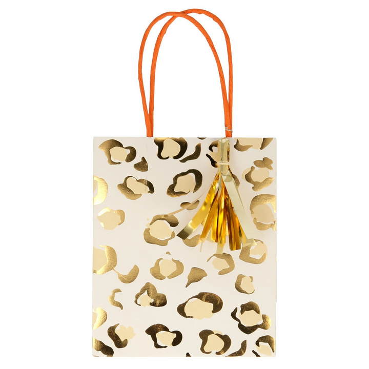 Yellow and Green Safari Animal Print Party Bags