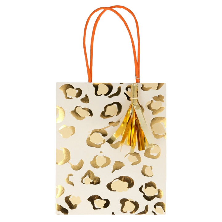 Yellow and Green Safari Animal Print Party Bags