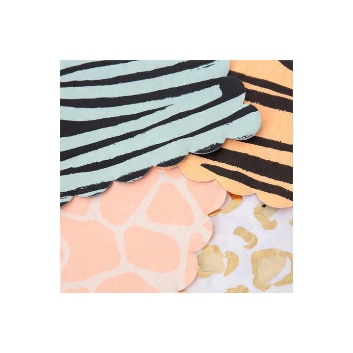 Safari Animal Print Cocktail Napkins