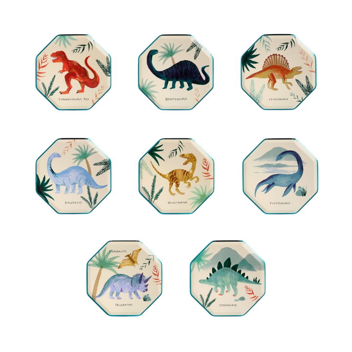 Dinosaur Kingdom Dessert Plates