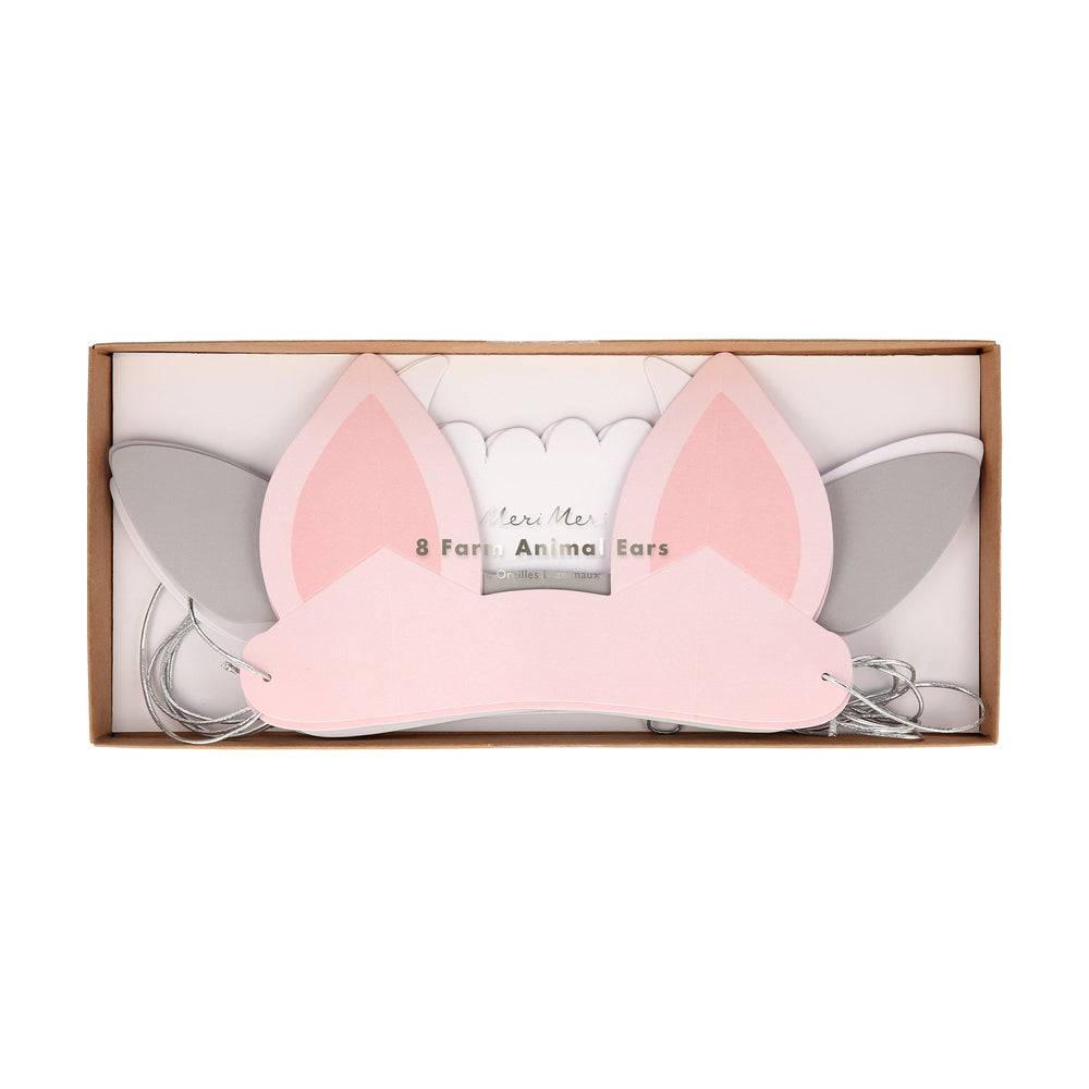 On the Farm Animal Ears - 8pk