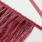 Rose pink tinsel fringe banner with glitter trim birthday celebration decor from Parte Haus party supply store in Bethesda MD