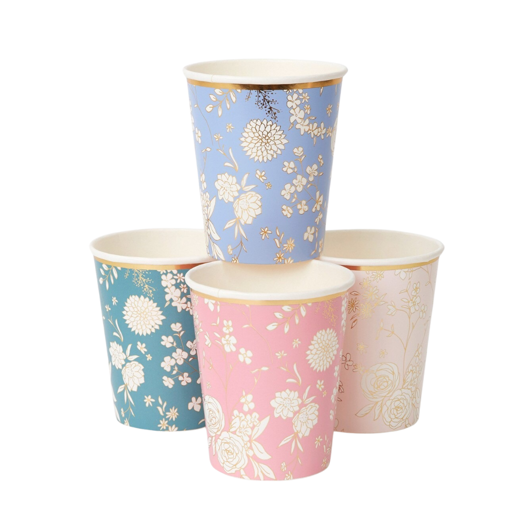 English Garden Party Cups