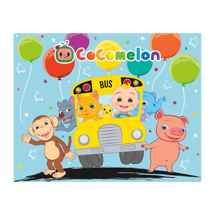 Blue Cocomelon Photo Booth Backdrop