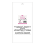Pink plastic tablecover in retail packaging for birthday parties from Parte Haus party supply store in Bethesda Maryland