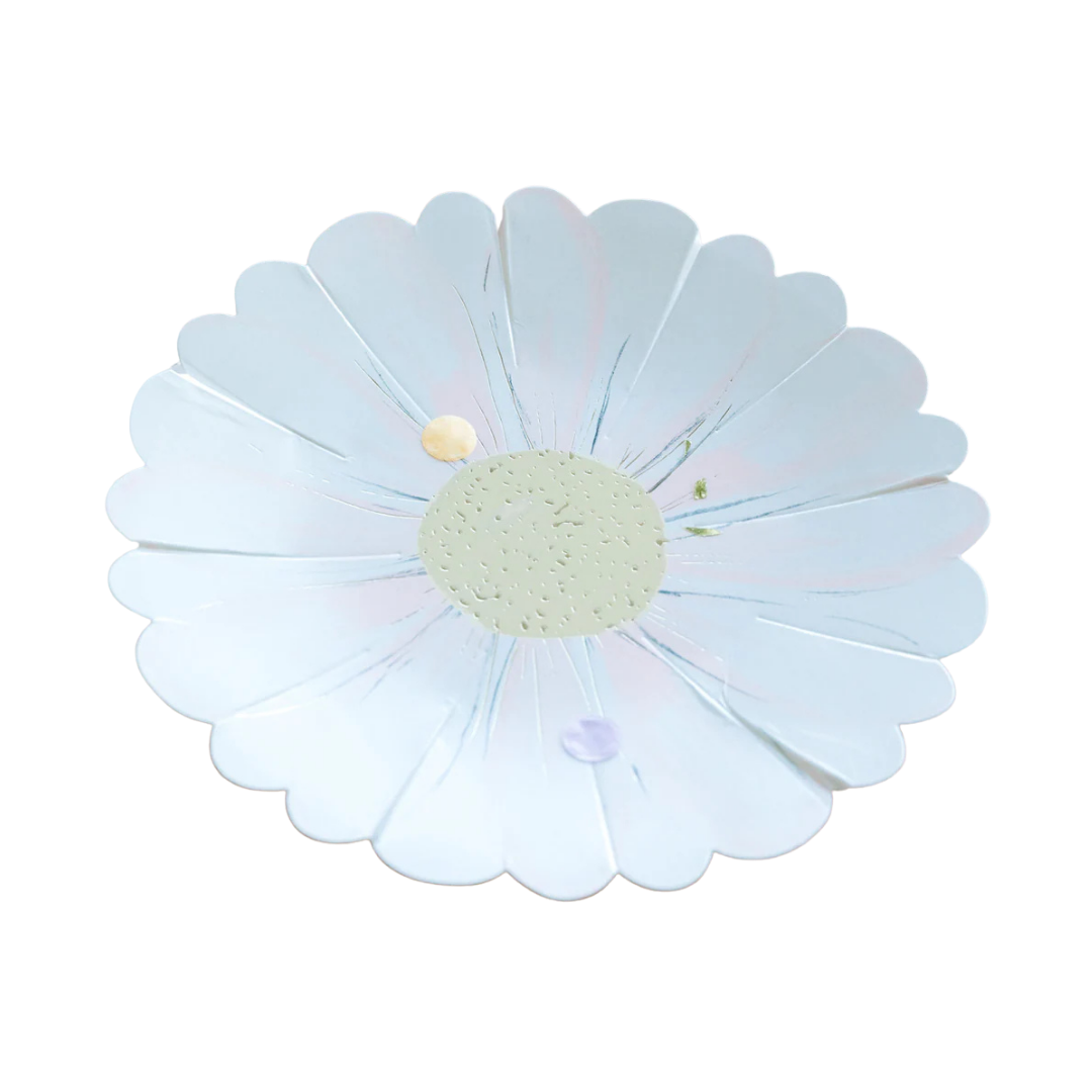 Wild Daisy Flower Shaped Plates