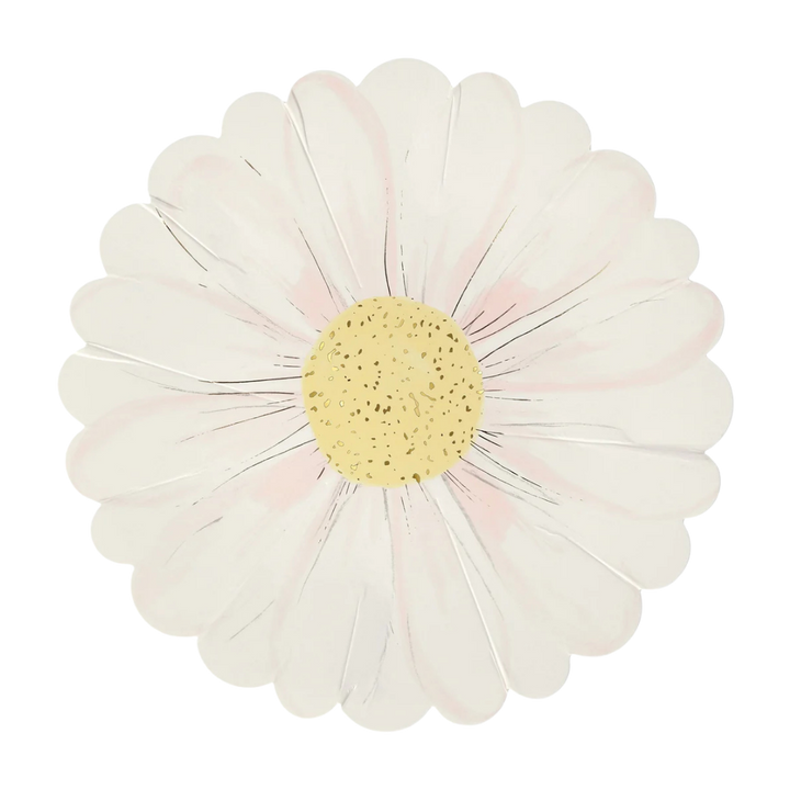 Wild Daisy Flower Shaped Plates