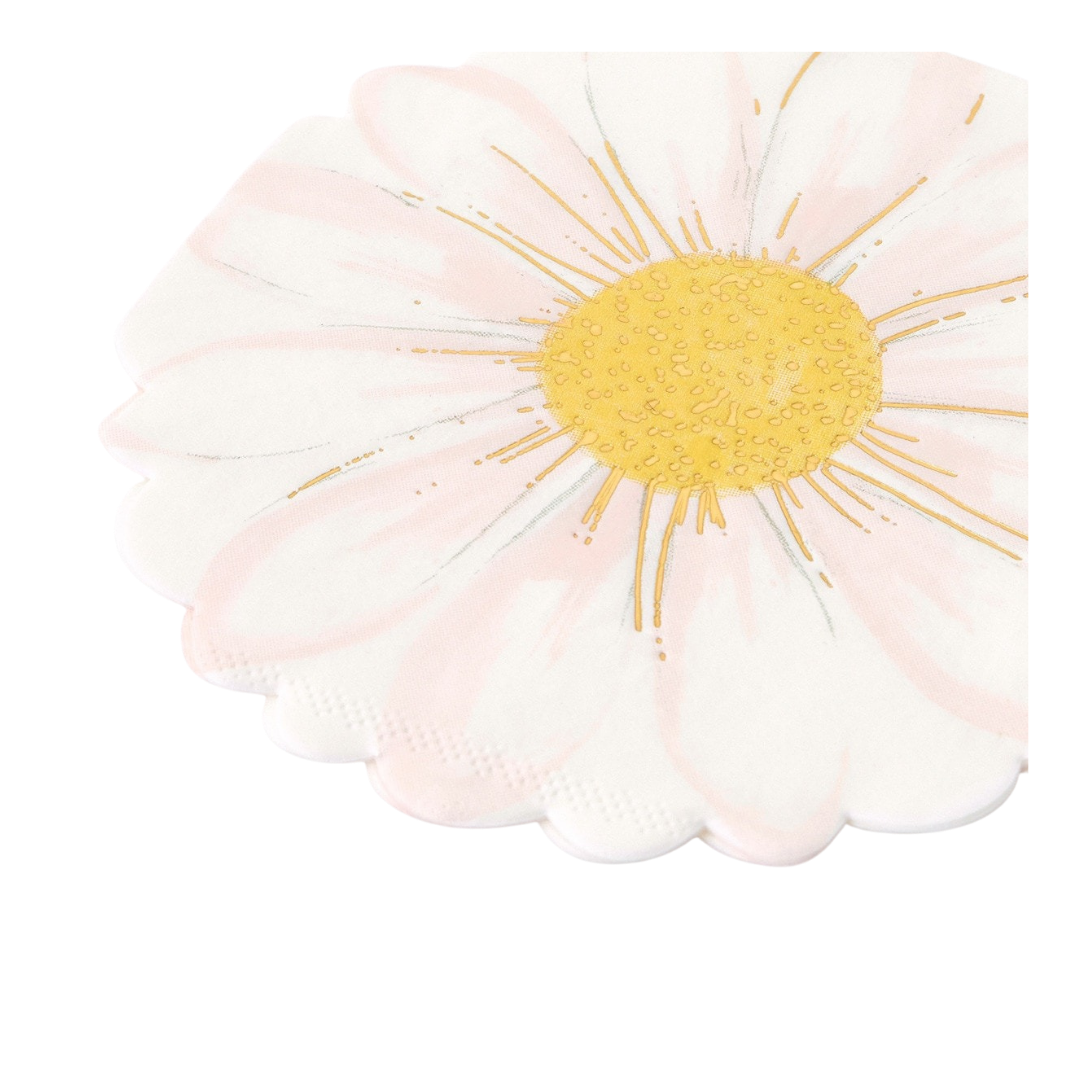 Wild Daisy Flower Party Napkins