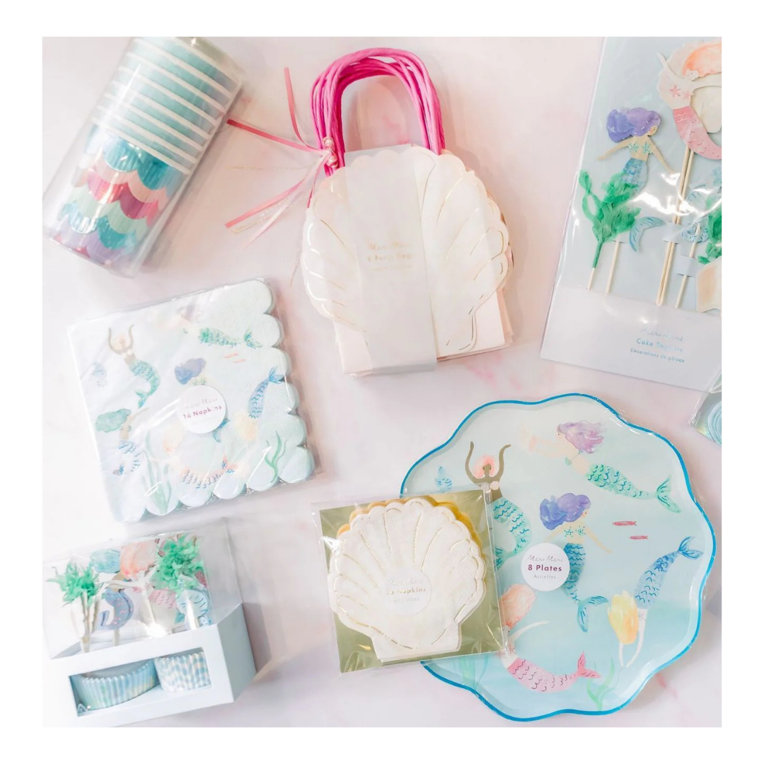 Mermaids Swimming Plates