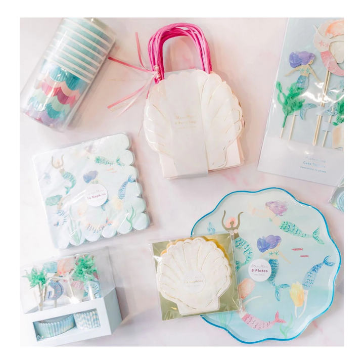 Mermaids Swimming Plates