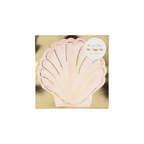 Pink seashell napkins with gold accents for mermaid birthday from Parte Haus party supply store in Bethesda MD.