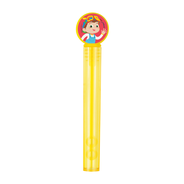 Yellow Cocomelon Bubble Tubes & Wands