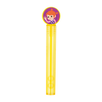 Yellow bubble wand with cartoon girl birthday theme from Parte Haus party supply store in Bethesda MD