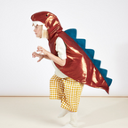 Red and blue dinosaur costume for kids dress up from Parte Haus party supply store in Bethesda MD