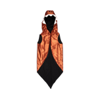 Copper brown dinosaur cape with hood for costume parties from Parte Haus party supply store in Bethesda MD